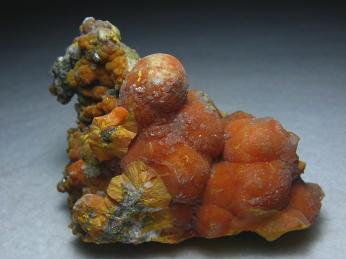 雌黄和雄黄两种矿物共生矿物标本晶体宝石原石原矿石观赏石奇石,雌黄,雄黄
