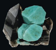 8 cm specimen from the pocket. Pinnacle 5 Minerals specimen. J. Callén photo.