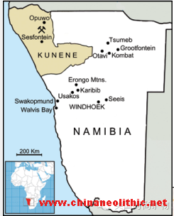 纳米比亚库内内区卡德维得之矿产 <一> 地区概况,