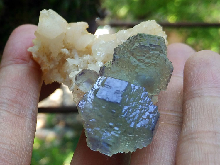 The ladder shape of fluorite and calcite Quartz, mineral crystal specimens gem stone ore,Fluorite,Calcite,Quartz