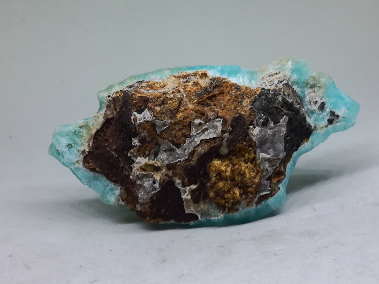 天蓝色异极矿矿物晶体标本宝石原石原矿,异极矿