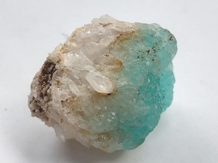 Blue hemimorphite quartz crystal stones and mineral specimens gem stone ore,Hemimorphite,Quartz
