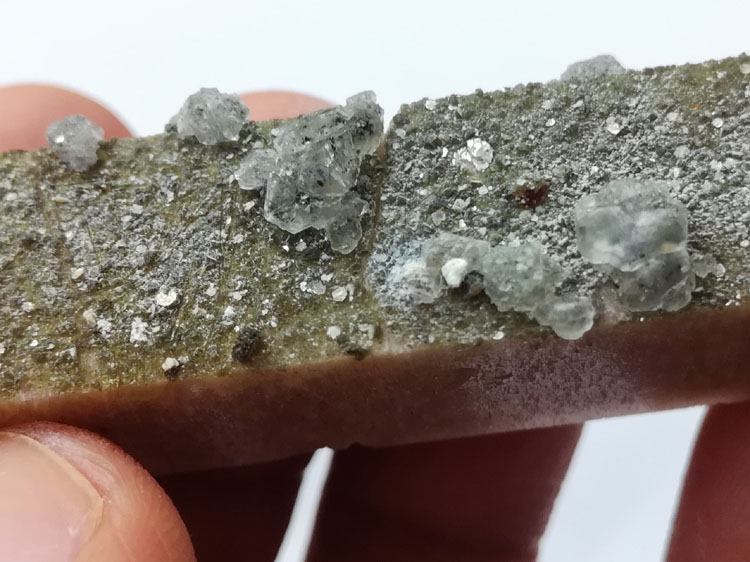 [修复] 很长的长石和萤石、石榴石共生矿物标本晶体宝石原石原矿,长石,萤石,石榴石
