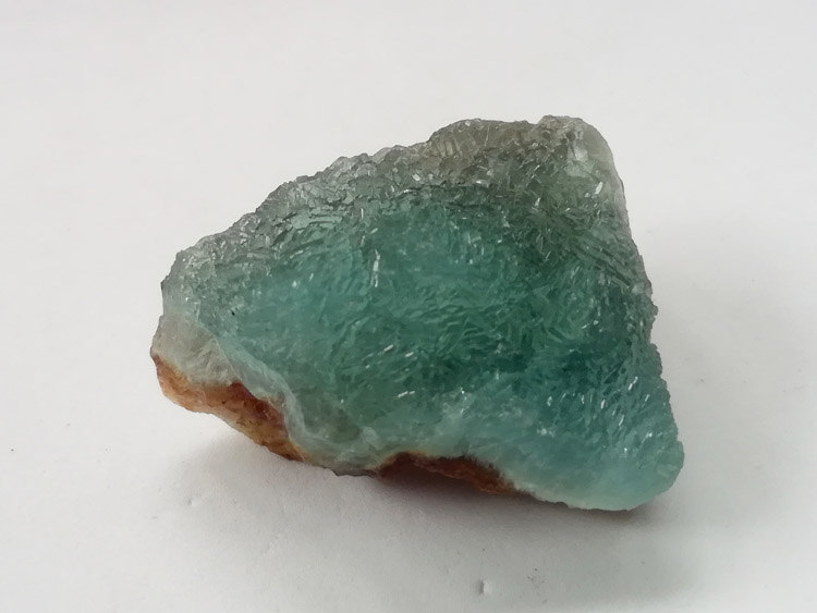 蓝色异极矿宝石和水晶共生矿物晶体标本原石,异极矿