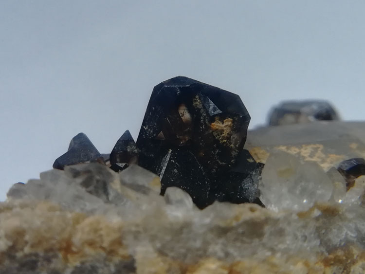 云南透明锡石和水晶共生矿物标本晶体宝石原石原矿矿石,锡石,水晶