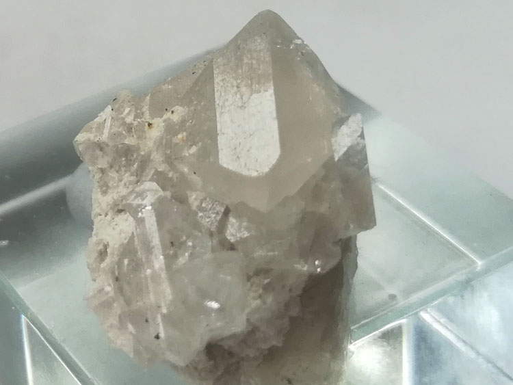 福建托帕石(黄玉)和茶水晶共生矿物标本晶体宝石原石原矿,黄玉,水晶