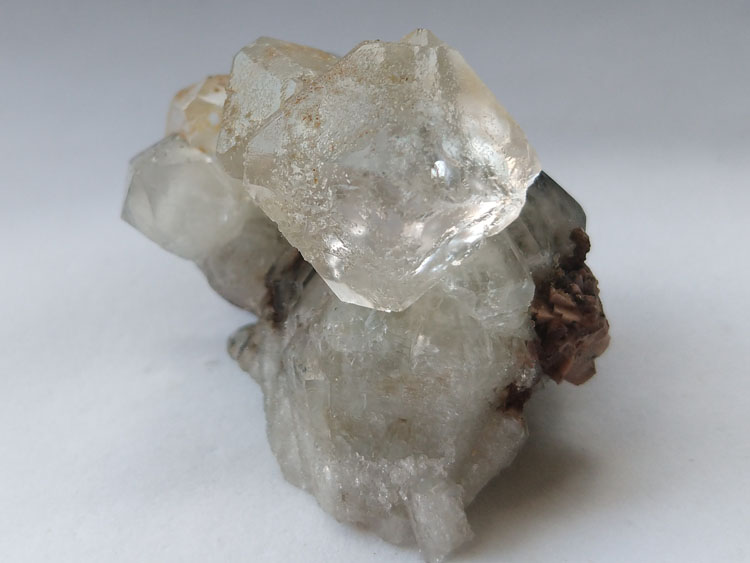 内蒙透明萤石水晶日光榴石共生矿物标本晶体晶簇宝石原石原矿石,萤石,水晶,日光榴