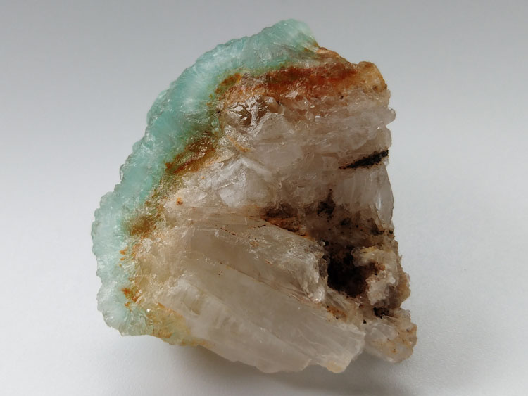 Light blue Hemimorphite Quartz gem mineral stone ore samples,Hemimorphite,Quartz