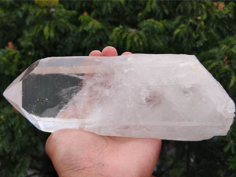 超大白水晶柱能量石石英矿物标本晶体晶簇宝石原石原矿石精品摆件,水晶