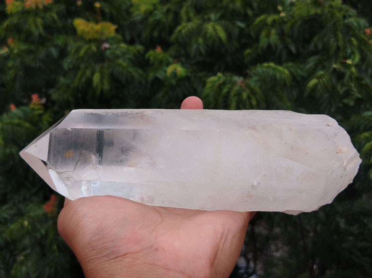 超大白水晶柱能量石石英矿物标本晶体晶簇宝石原石原矿石精品摆件,水晶
