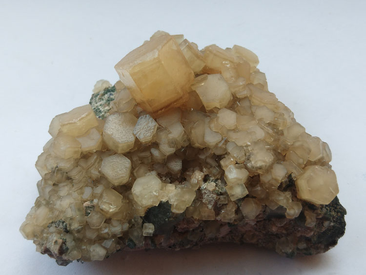 福建方解石茶色水晶茶晶烟晶长石共生矿物标本晶体晶簇宝石原石,方解,水晶,长石