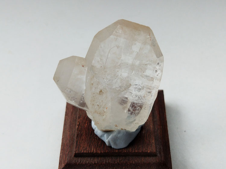 日本律双晶水晶双头水晶宝石原石原矿石矿物标本晶体晶簇晶洞能量,水晶