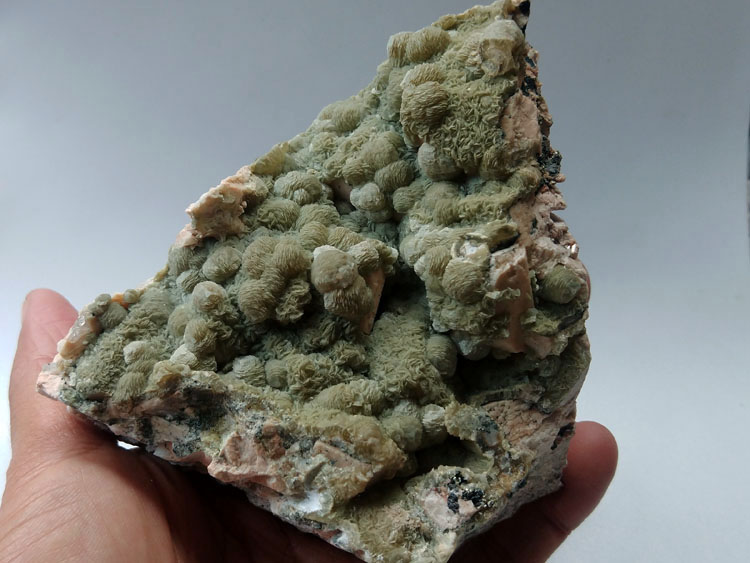 福建新出的球状绿方解石矿物标本晶体晶簇宝石原石原矿石精品收藏,方解,长石