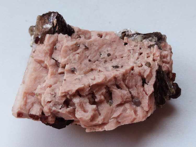 天然石榴石粉红长石云母矿原石原矿石宝石能量矿物标本晶体晶簇洞,石榴石,长石,云母