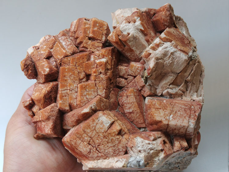 Microcline with red skin Mineral Specimens Mineral Crystals Gem Materials,Feldspar