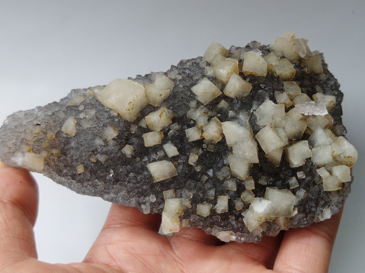 菱形方解石茶晶玛瑙玉髓共生矿物标本晶体晶簇晶洞宝石原石原矿石,方解,水晶